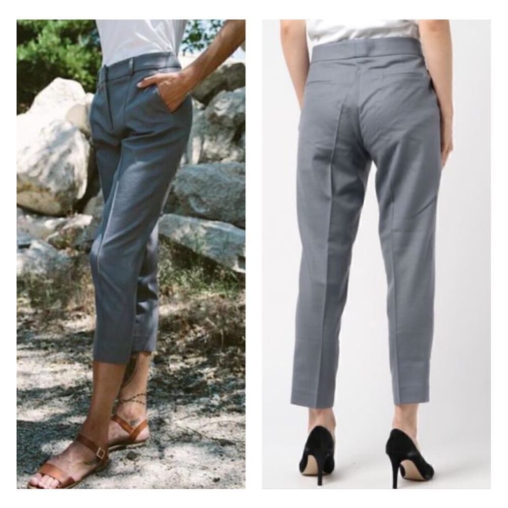 Taylor Stitch The Parsons Wool Pants women’s Size 0 & 2‎ Cropped In Stone Gray￼